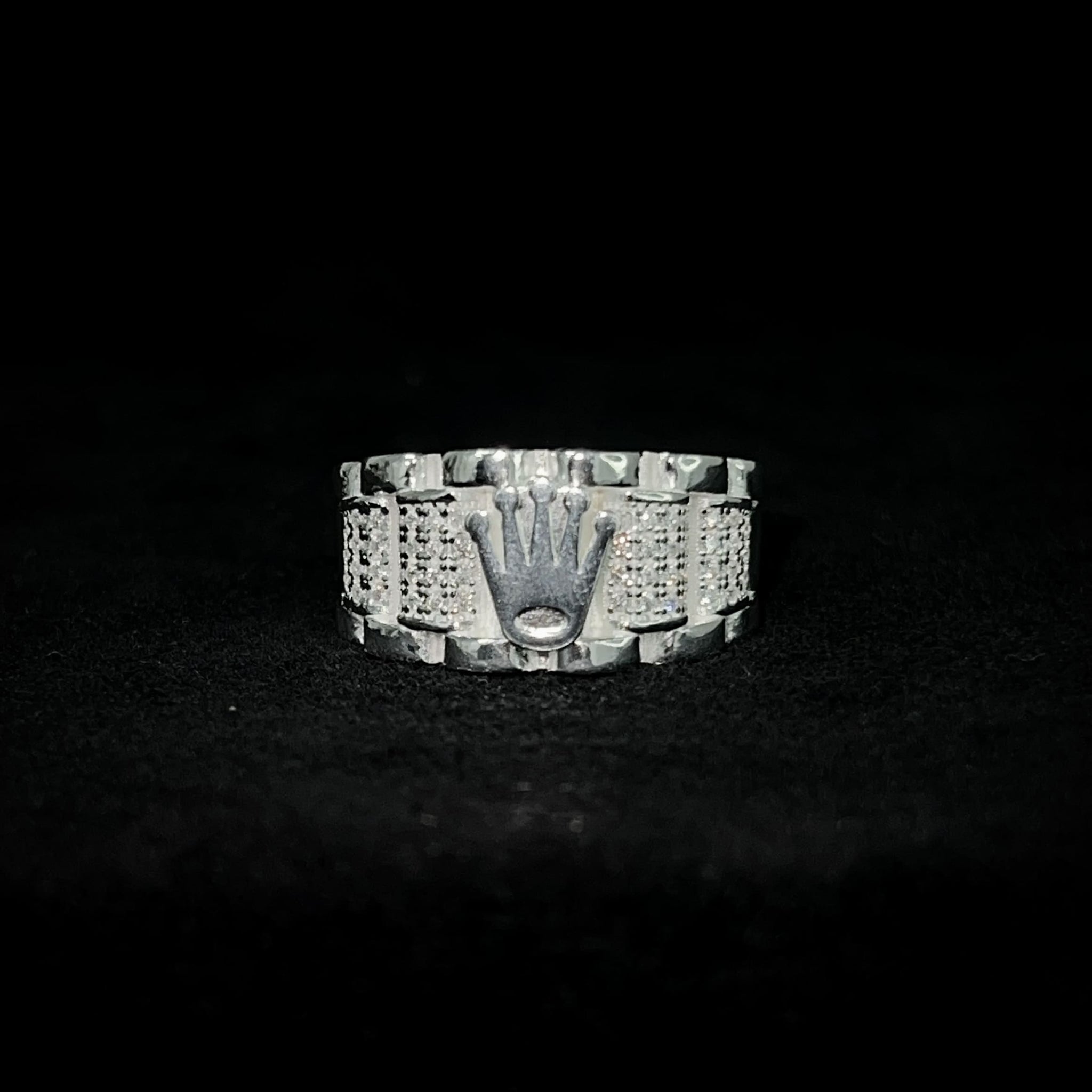 Big Crown Ring - Silver 925 - 264
