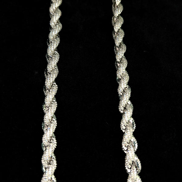 Bust Down Rope Chain Silver 925 60cm 8mm 296 – Sehgal Juwelier