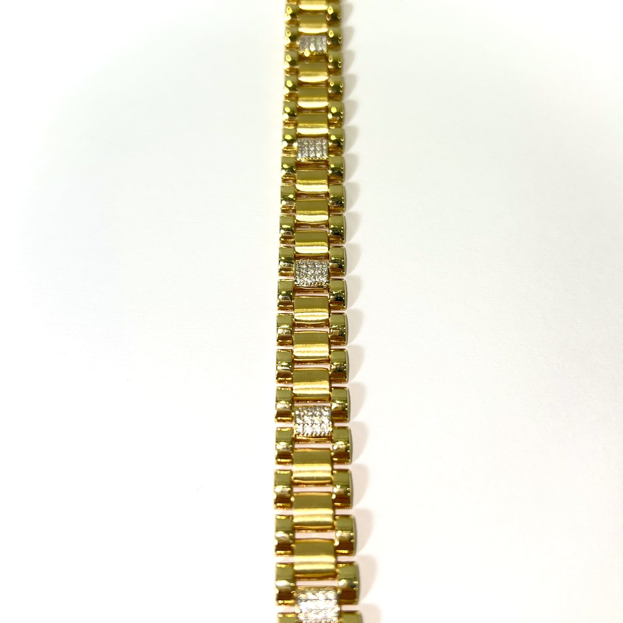 Rolex Link Bracelet - 18 Carat Gold - 21cm / 11mm - 301