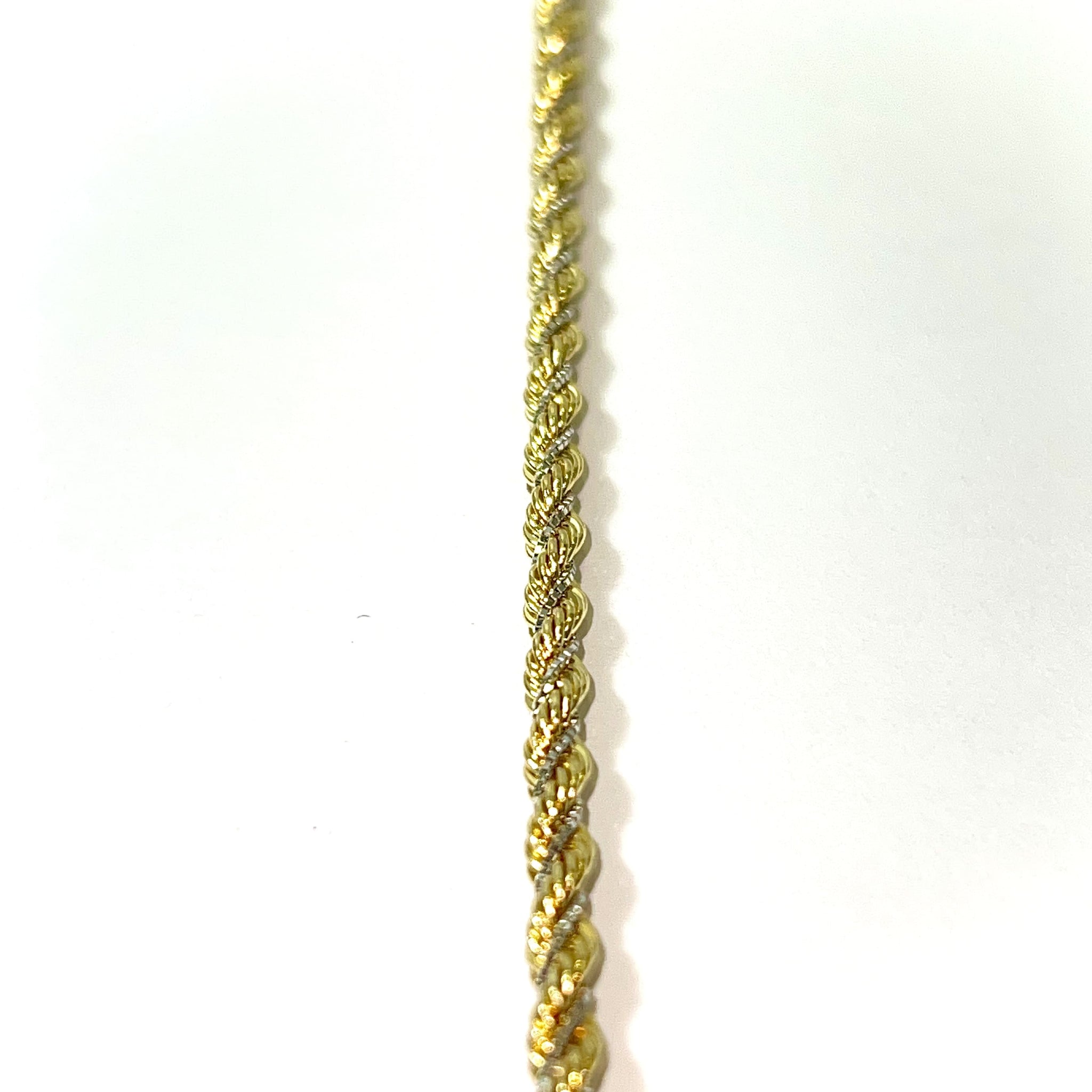 Rope Chain Bracelet - 18 Carat Gold - 20cm / 3,5mm - 299