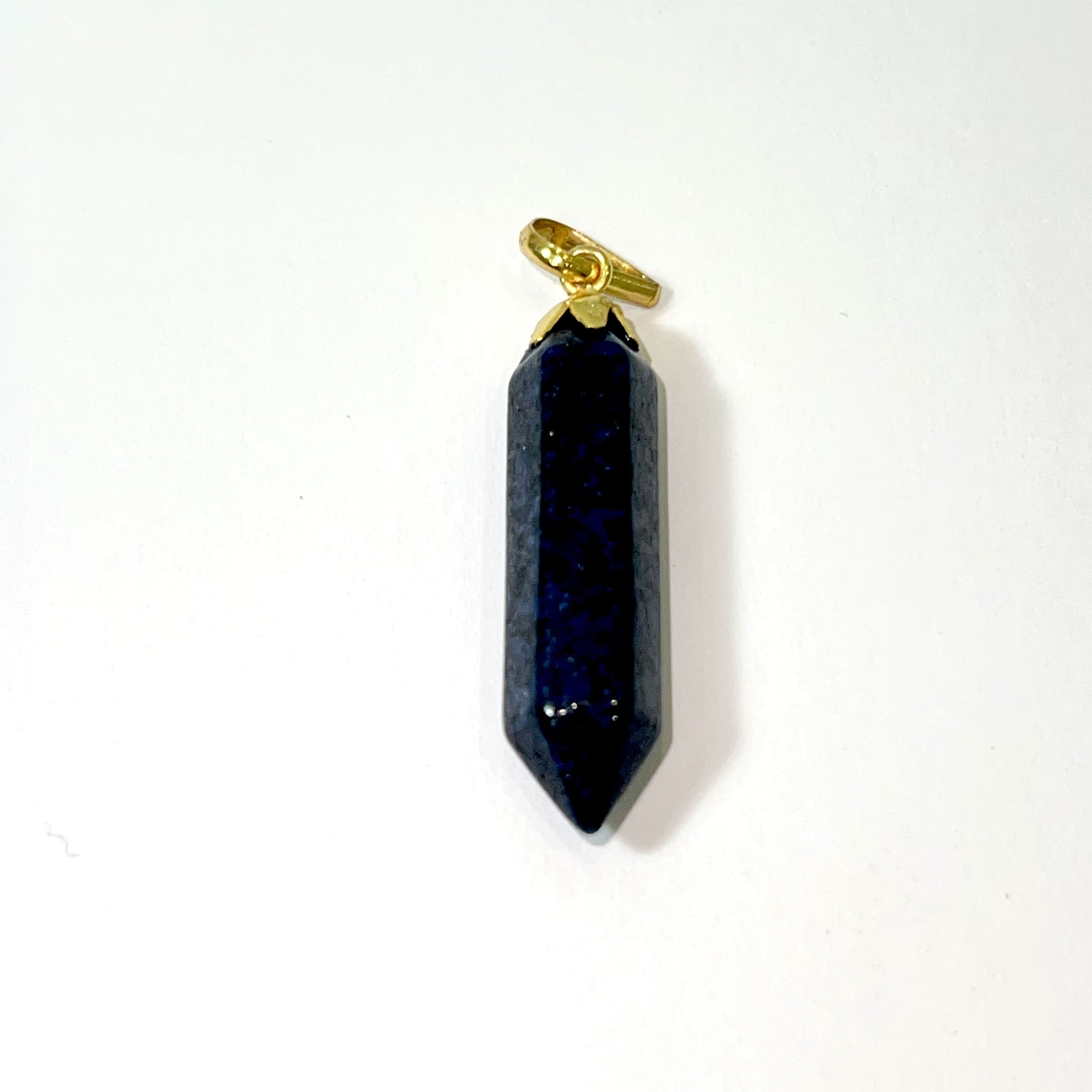 Double-ended Pendant Lapis Lazuli - 18 Carat Gold - 316