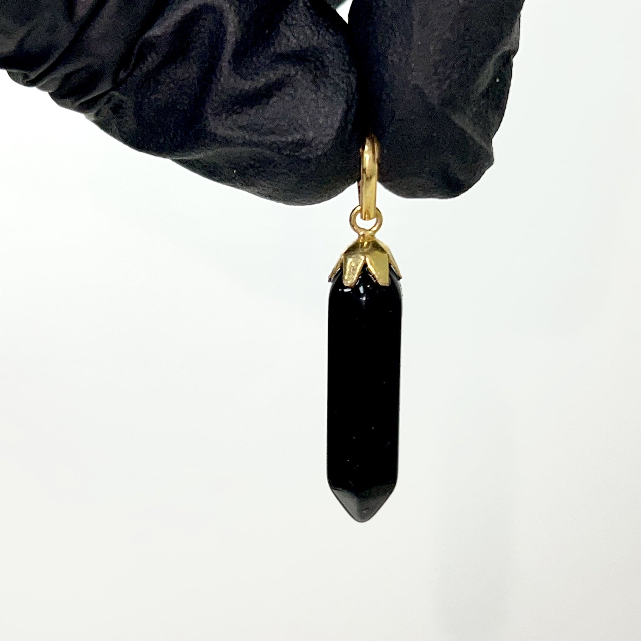 Double-ended Pendant Onyx - 18 Carat Gold - 314