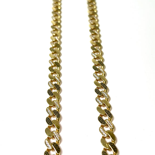 Cuban Link Chain 18 Carat Gold 67cm 85mm 415 Sehgal Juwelier 5093