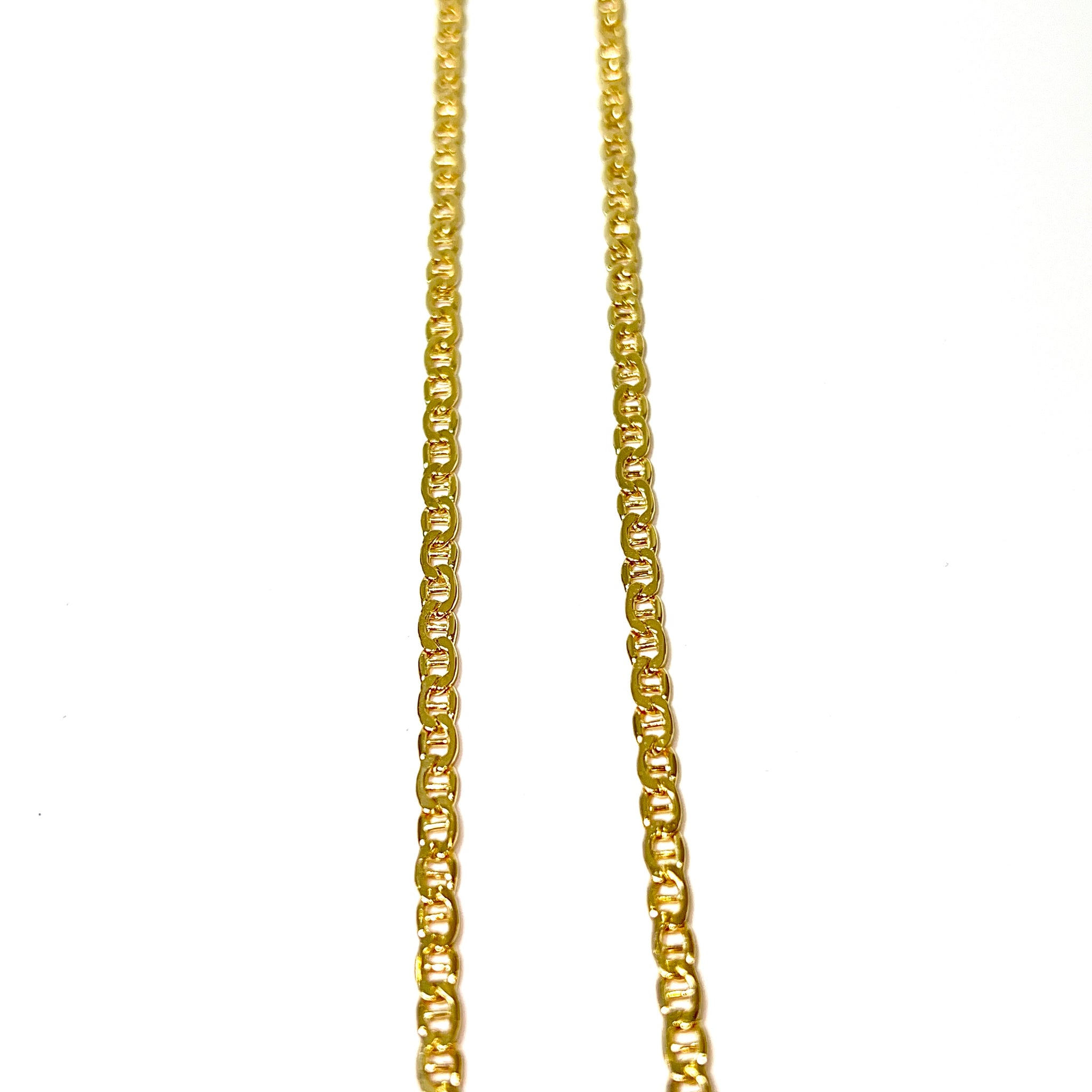 Mariner Link Chain - 18 Carat Gold - 60cm / 3mm - 419