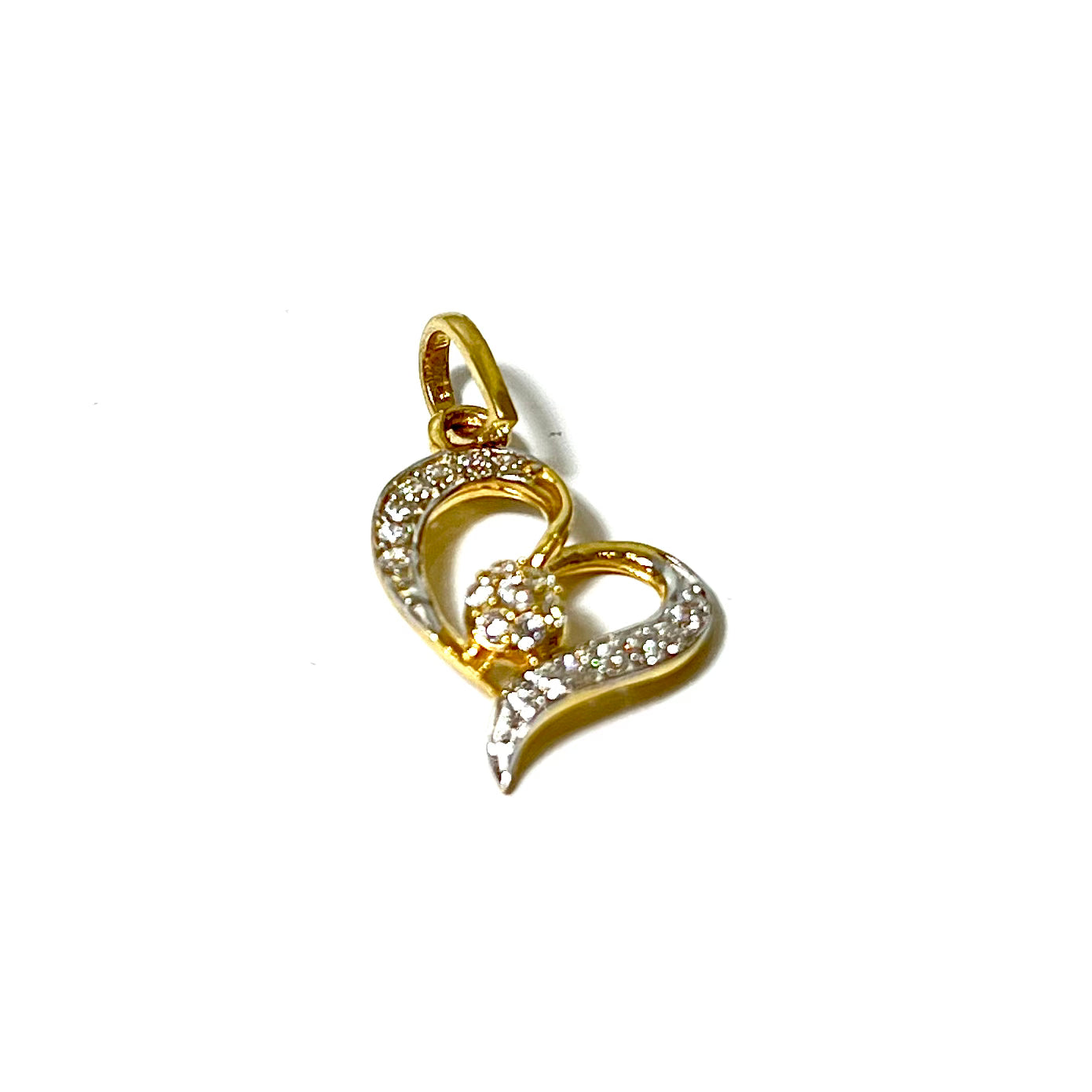 Heart pendant - 18 Carat Gold  - 423