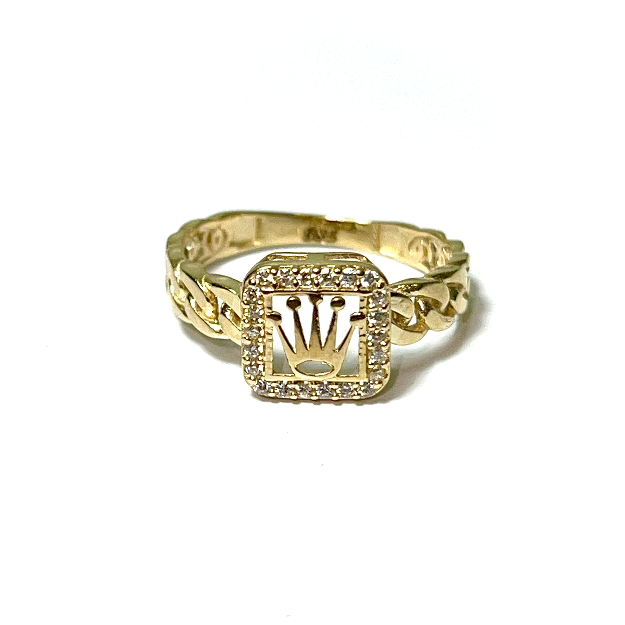 Crown Ladies Ring - 14 Carat Gold - 439