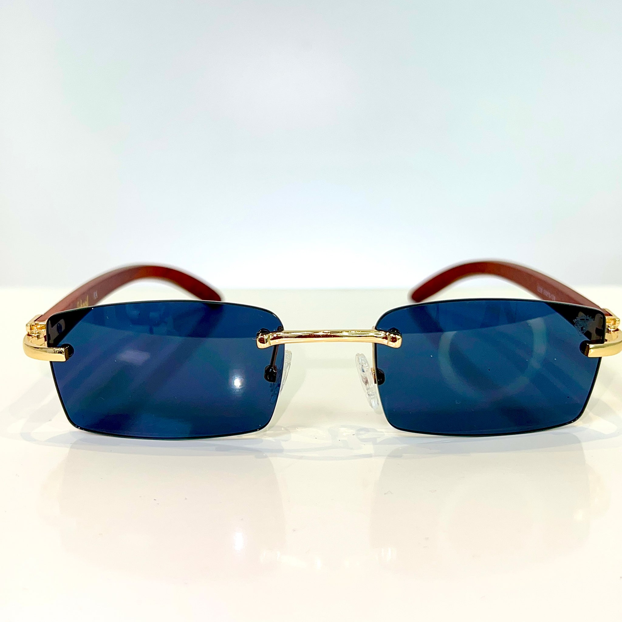 Guerrero Glasses - 14 carat gold plated - Black Shade