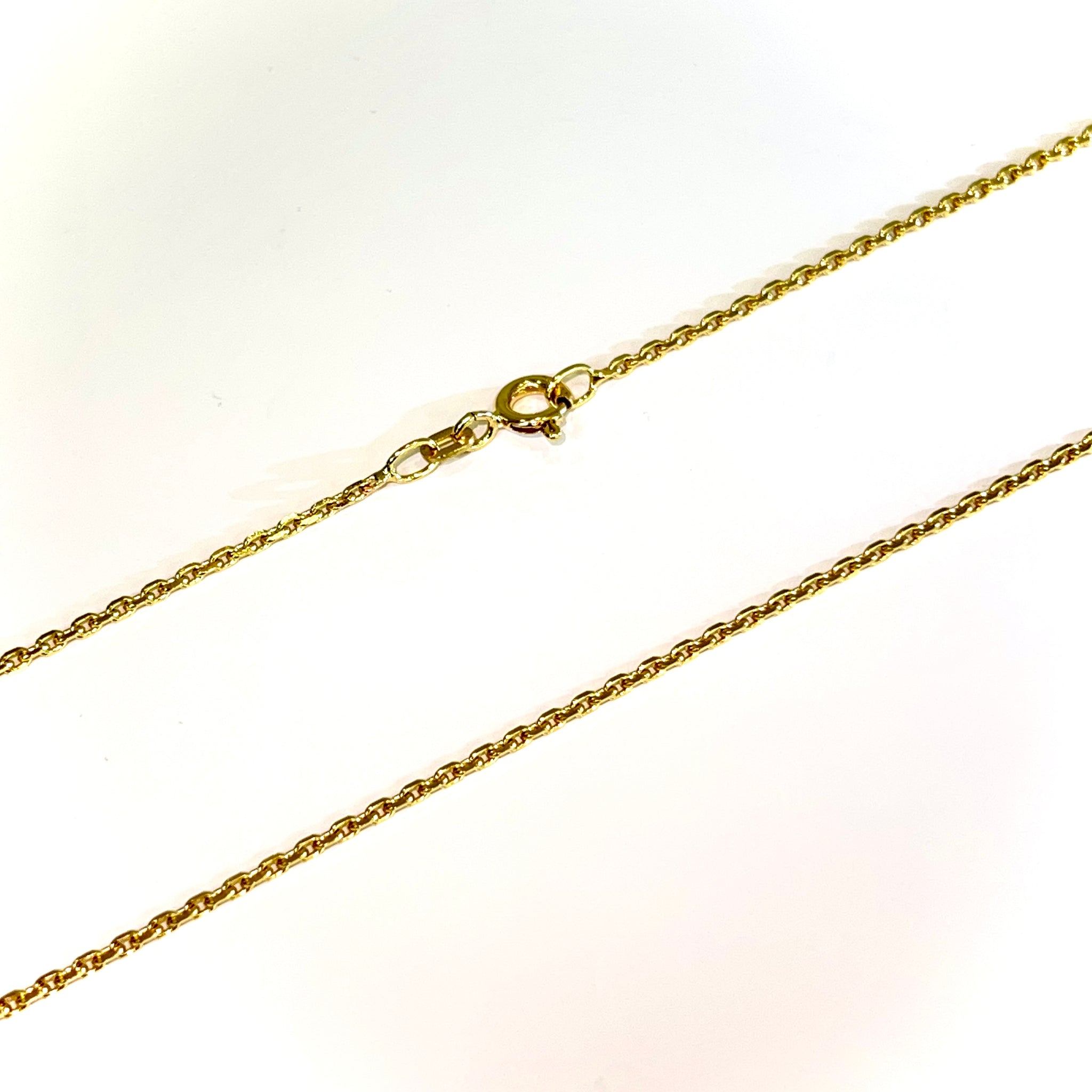 Jail Link Chain - 14 carat gold - 60cm / 4.5mm
