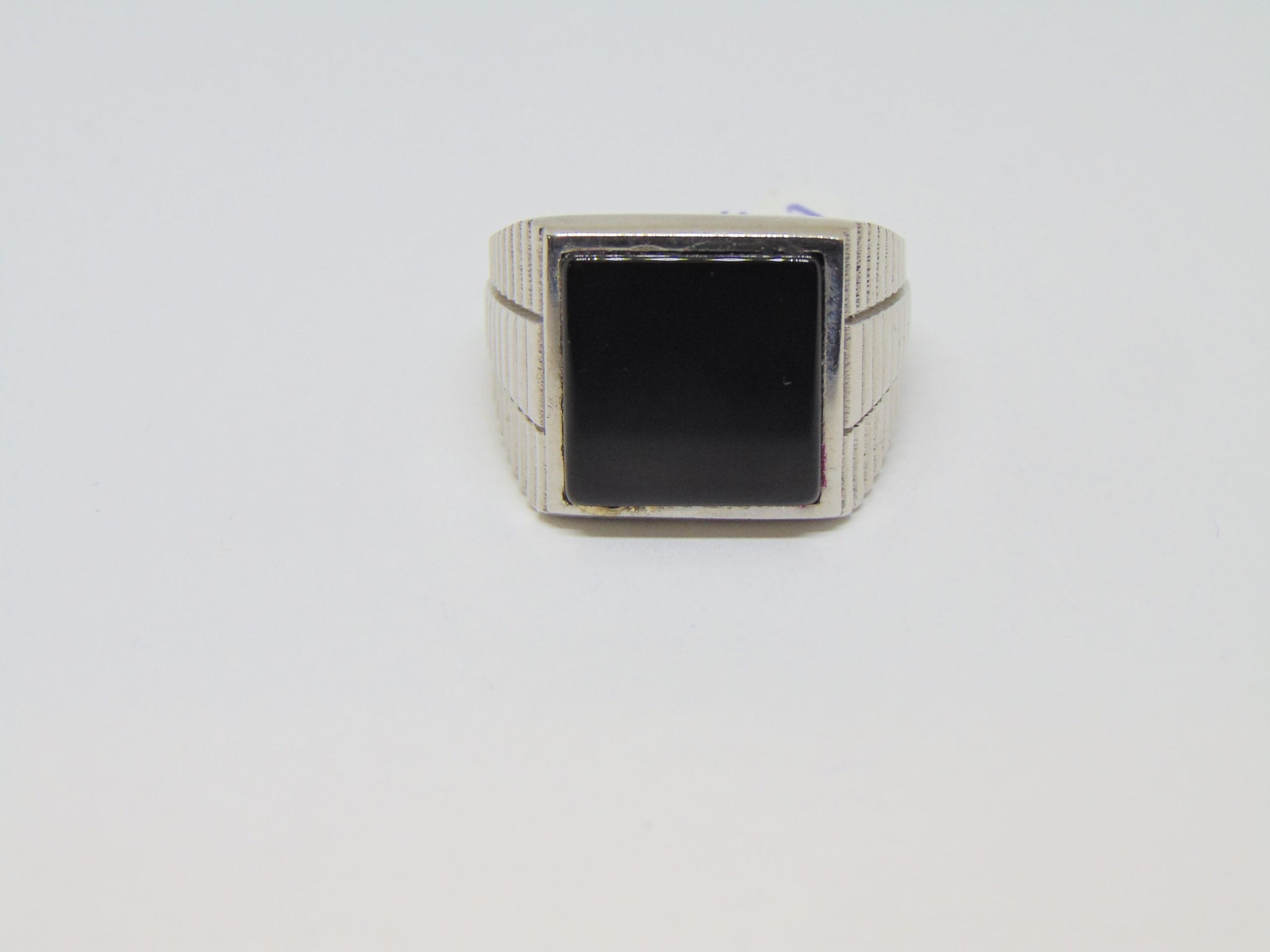 Zilveren Onyx ring (NEW) 002