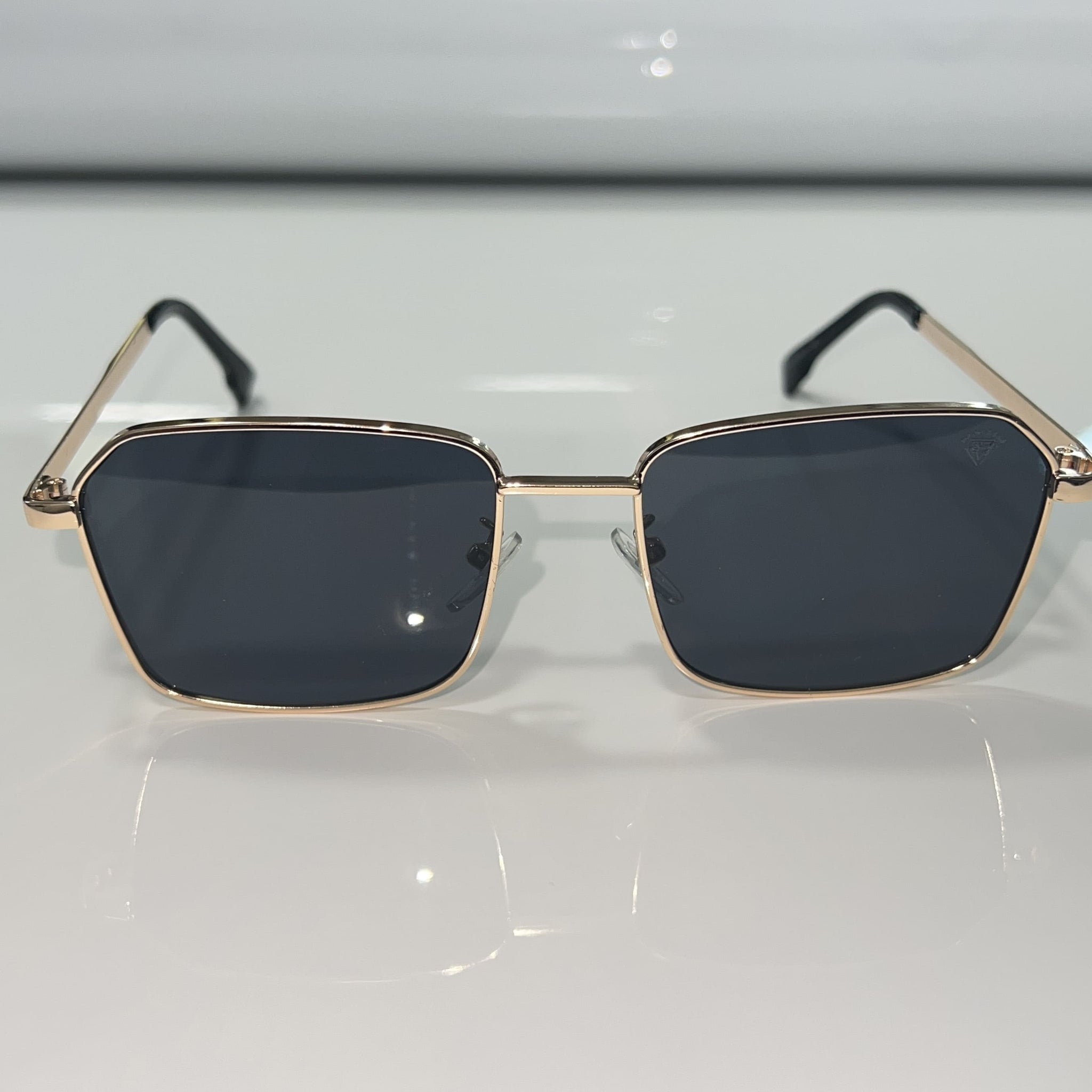 Celebrity Glasses - 14k gold plated - Sehgal Glasses - Black Shade