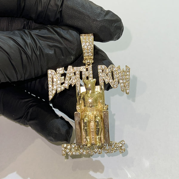 Deathrow Records Pendant 14 carat gold – Sehgal Juwelier