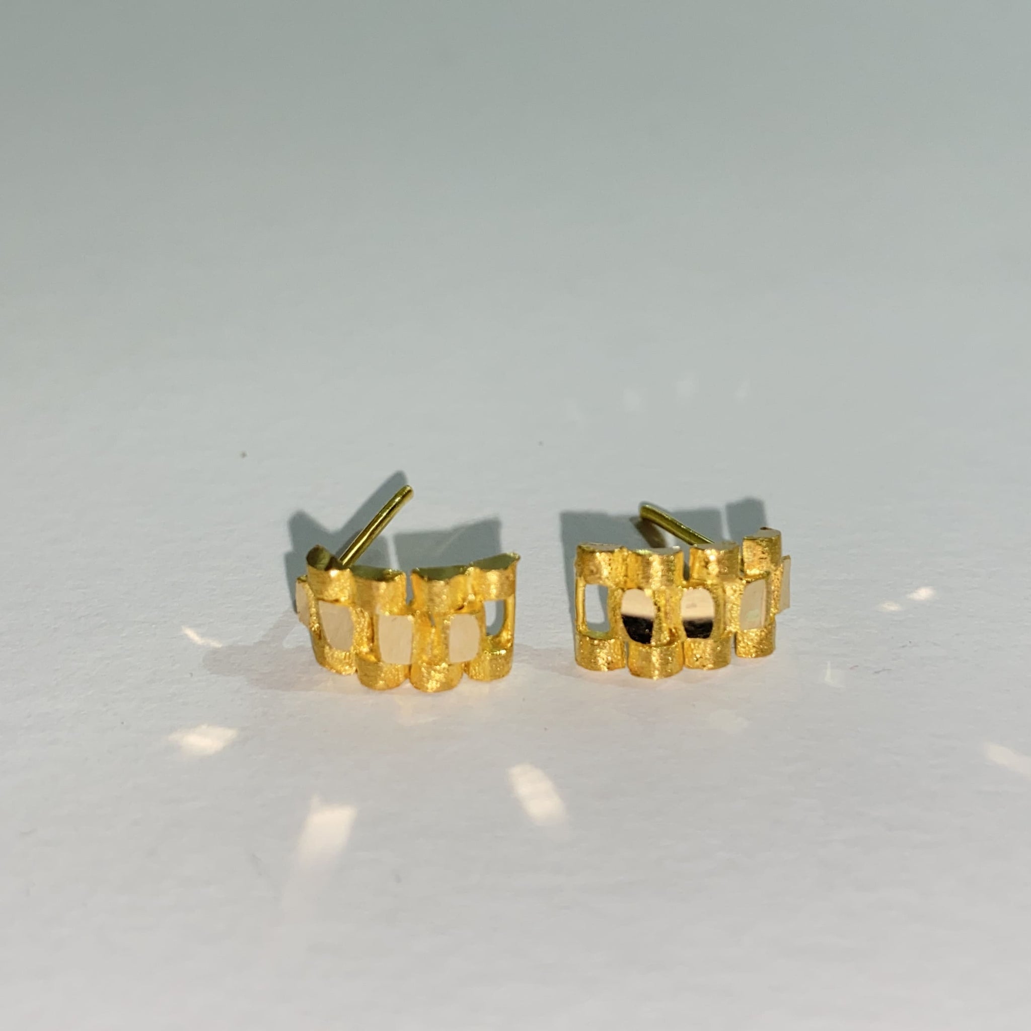 Rolex schakel earrings / oorbellen  188 - 18 karaat