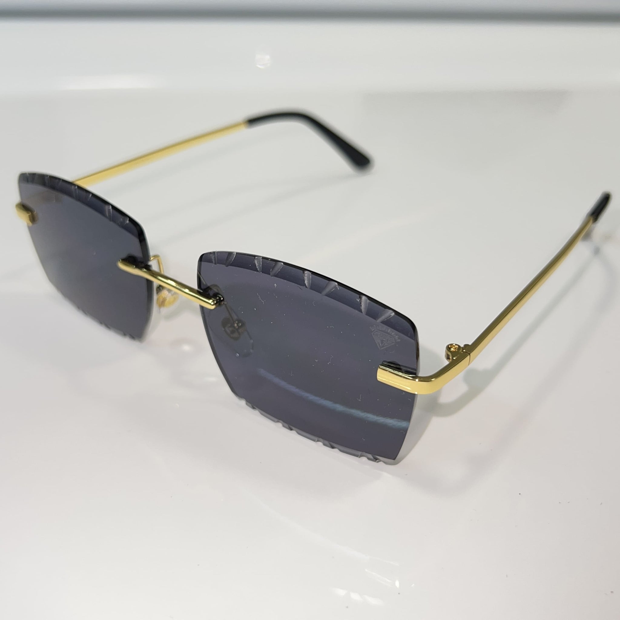 Dripcut Glasses - 14k gold plated - Black Shade - Sehgal Glasses