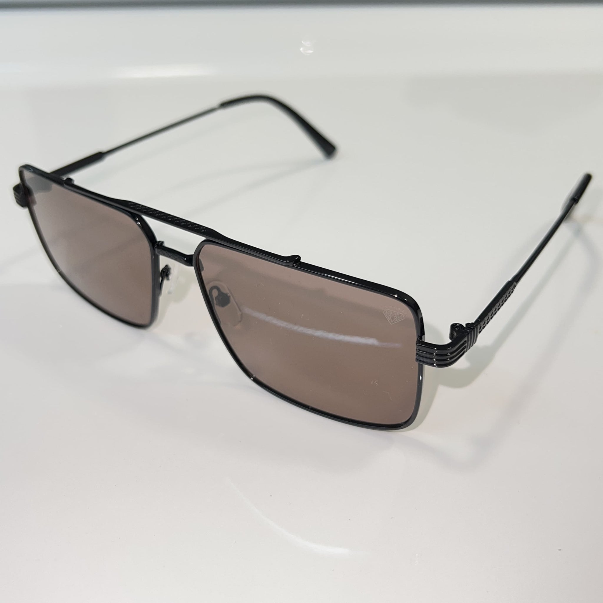 Billionaire Glasses - Brown Shade / Black Frame - Sehgal Glasses