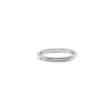 VVS Moissanite Single Layer Icy Ring (Stackable) – Silver 925