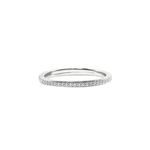 VVS Moissanite Thin Single Layer Icy Ring (Stackable) – Silver 925