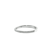 VVS Moissanite Thin Single Layer Icy Ring (Stackable) – Silver 925