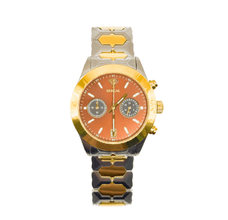 Sehgal Maharaja Watch - Gradient Chocolate Brown - Two-Tone Gold Plated
