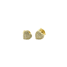 Heart Earrings – 14K Gold - 0110