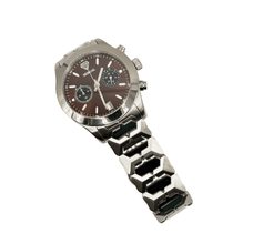 Sehgal Maharaja Watch - Gradient Chocolate Brown - White Gold Plated