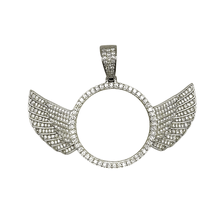 VVS Moissanite Angel Photo Pendant (With Wings) – Silver 925