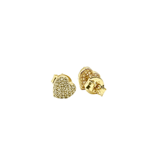 Heart Earrings – 14K Gold - 0110
