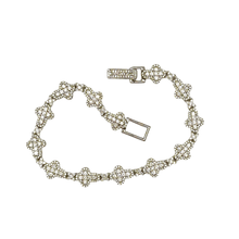 VVS Moissanite Iced Cross Bracelet – Silver 925