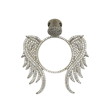 VVS Moissanite Angel Photo Pendant with Luxurious Wings – Silver 925