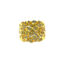 VVS Moissanite Piet Piet Ring – Large Size | Silver 925 Gold Plated & Rose Gold Plated (Flexible)