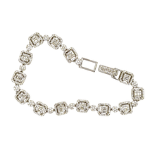 VVS Moissanite Iced Cube Bracelet - Silver 925