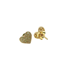 Big Heart Earrings - 14K Gold - 0111