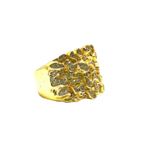 VVS Moissanite Piet Piet Ring – Large Size | Silver 925 Gold Plated & Rose Gold Plated (Flexible)
