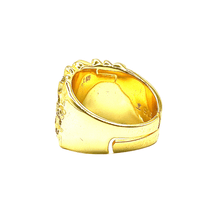 VVS Moissanite Piet Piet Ring – Large Size | Silver 925 Gold Plated & Rose Gold Plated (Flexible)