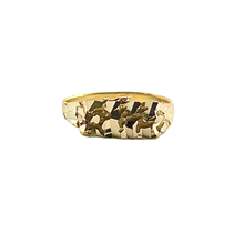 Diamond Cut Piet Piet Baby Ring 14K Gold