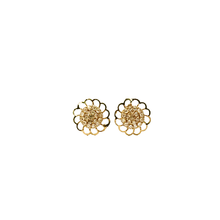 Flower Earrings – 14K Gold