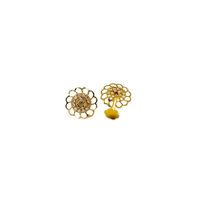 Flower Earrings – 14K Gold