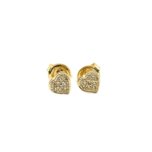 Small Heart Earrings – 14K Gold 0112