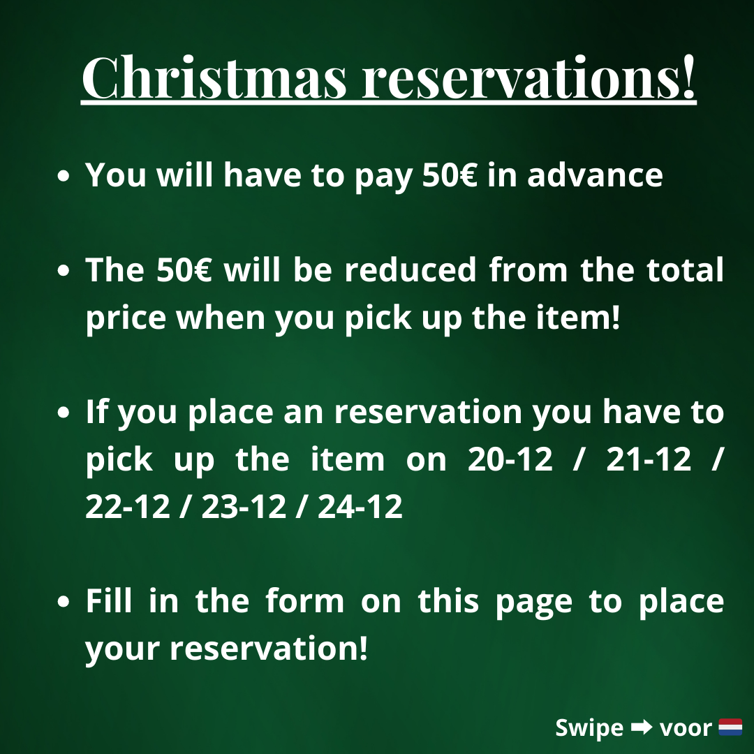 Deal Reservation - Christmas sale