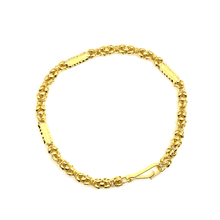 Classic Kings Bracelet (Koningsschakel) with Diamond-Cut Square Links – 18 Carat