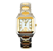 Sehgal Marbleous Watch - Dubai Blue - Two-Tone Gold Plated