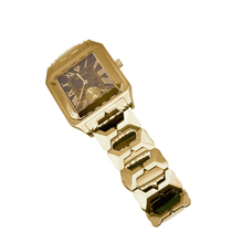 Sehgal Marbleous Watch - Ruby Brown - Rose Gold Plated
