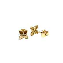 Flower Earrings – 14K Gold 0114