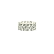 VVS Moissanite Rolex-Link Ring - Silver 925