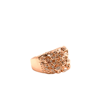 VVS Moissanite Piet Piet Ring – Mid Size | Silver 925 Gold Plated / Rose Gold Plated (Flexible)