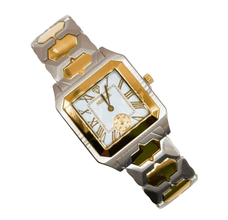 Sehgal Marbleous Watch - Dubai Blue - Two-Tone Gold Plated