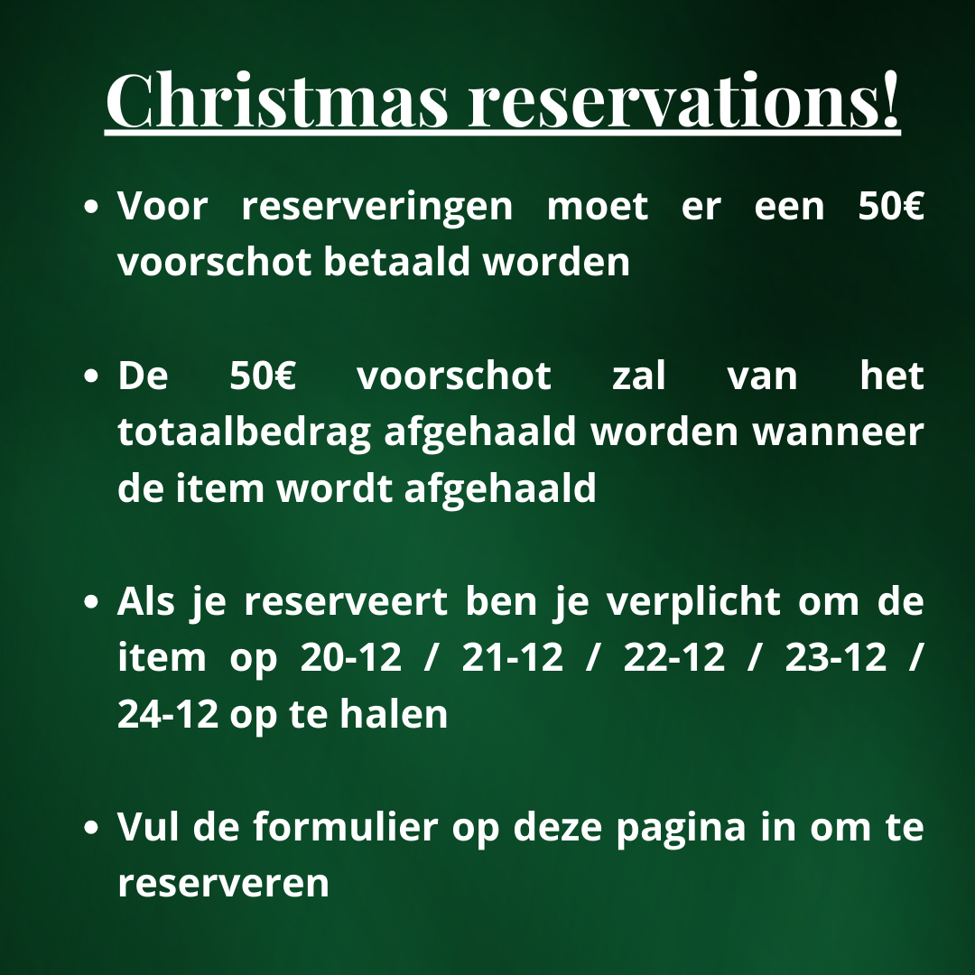 Deal Reservation - Christmas sale