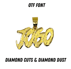 Silver 925 Custom Name / Initials Pendant