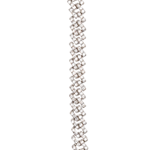Cuban Link Bracelet - VVS Moissanite - 3.5mm Silver 925