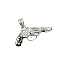 VVS Moissanite Revolver Pendant – Silver 925