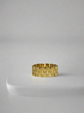 Icy Rolex Link (schakel) Ring - Silver 925 Gold Plated - 271